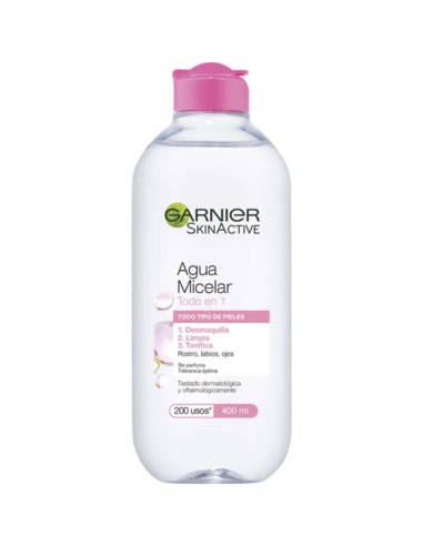 DESMAQ. GARNIER AGUA MICELAR 400 ML