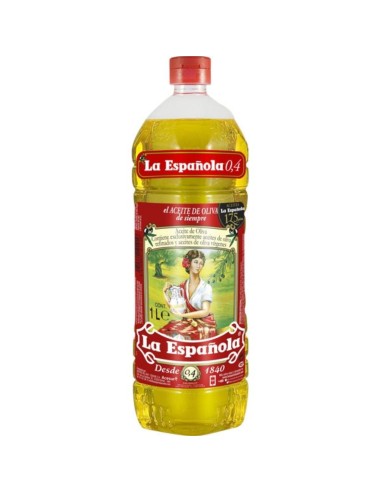 ACEITE OLIVA LA ESPAÑOLA 0,4º 1LT