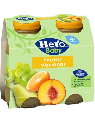 ZUMO HERO BABY FRUTA VARIADA PK-2 130 ML