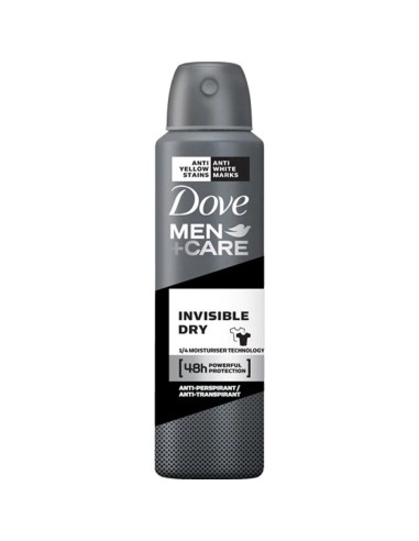 DEO. DOVE HOMBRE SPRAY INVISIBLE 200 ML