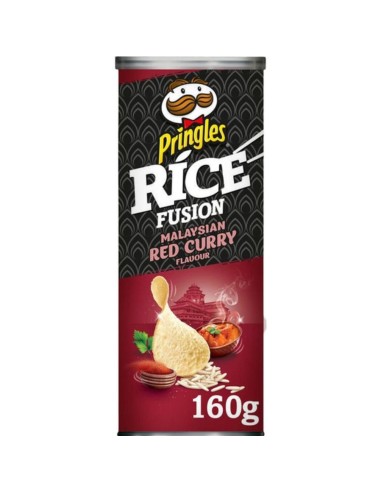 PRINGLES SNACK RICE RED CURRY 160 GRS