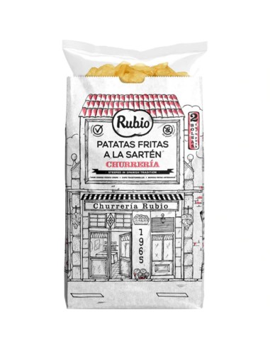 PATATAS FRITAS RUBIO CHURRERIA 2X125 GR.