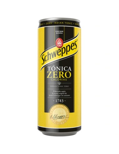 SCHWEPPES TONICA ZERO BOTE 33 CL