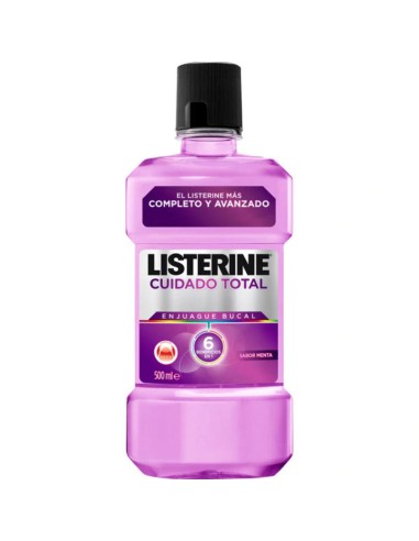 ENJUAGUE DENTAL LISTERINE TOP CARE 500 C