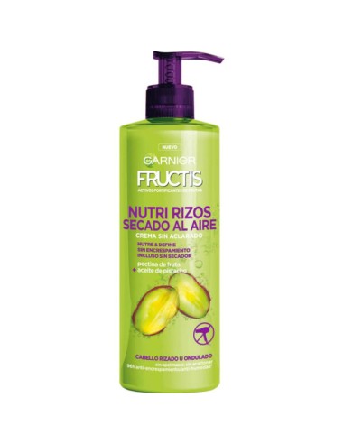 CREMA CABELLO GARNIER SIN ACLARADO NUTRI RIZOS 400 ML.