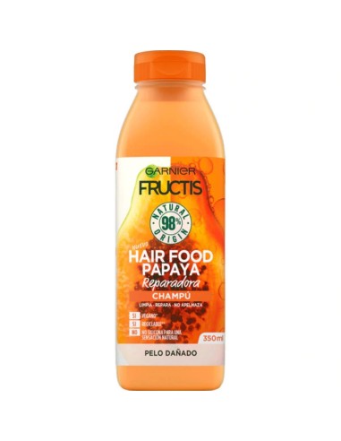 CHAMPU FRUCTIS HAIR FOOD PAPAYA 350 ML