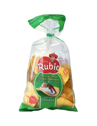 PATATAS FRITAS ARTESANAS RUBIO 225 GRS.