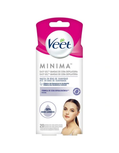 DEPILATORIO VEET BANDA FACIAL SENSIBLE 2