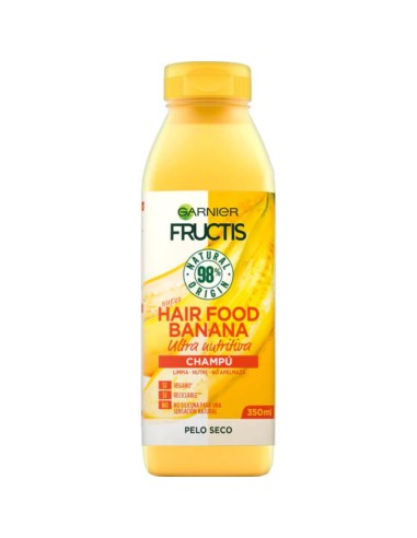 CHAMPU FRUCTIS HIAR FOOD BANANA 350 ML