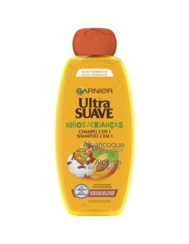 CHAMPU NIÑOS ULTRASUAVE GARNIER ALBARICOQUE 400 ML.