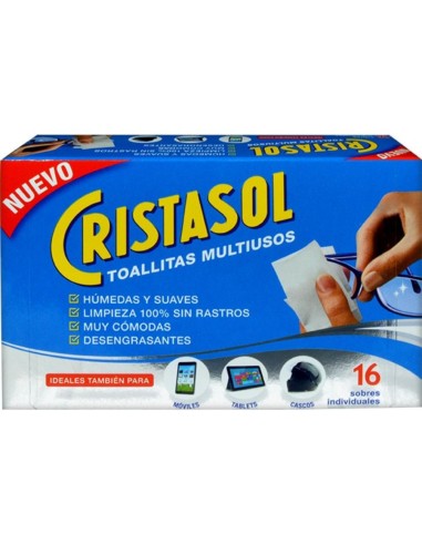 TOALLITAS LIMPIAGAFAS CRISTASOL 16 UND