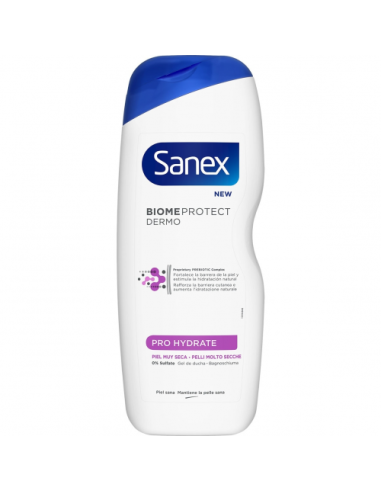 GEL SANEX BIOMEPROTEC PRO HYDRATE 600 ML