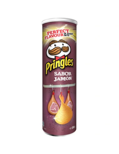 PRINGLES SNACK PATATAS JAMON 165 GRS