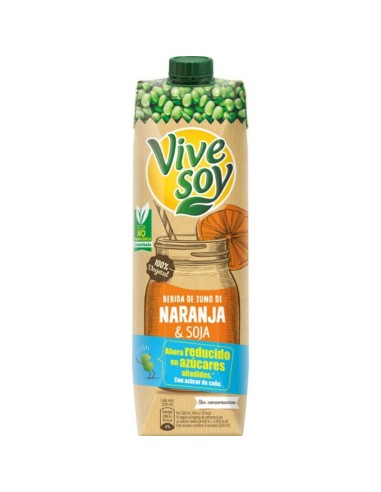 ZUMO SOJA VIVE-SOY NARANJA 1 LT