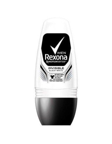 DEO. REXONA ROLLON BLACK&WHITE HOMBRE 50