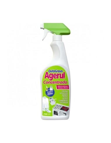 QUITAGRASAS AGERUL ALOE-VERA PISTOLA 750 ML.