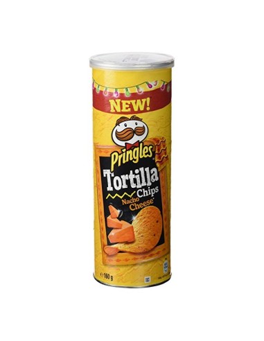 PRINGLES SNACK TORTILLA NACHO CHEESE 160