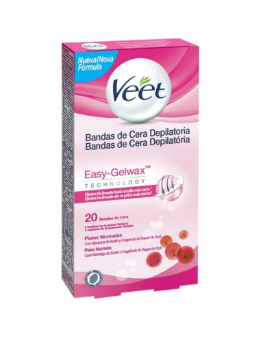 DEPILAT. VEET BANDA CORPORAL NORMAL 16 U