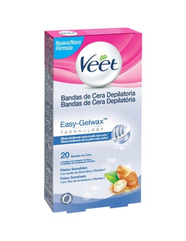 DEPILATORIO VEET BANDA CORPORAL SENSITIV