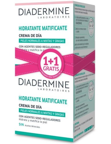 CREMA DIADERMINE HIDRAT.NORMAL-MIXT PK-2