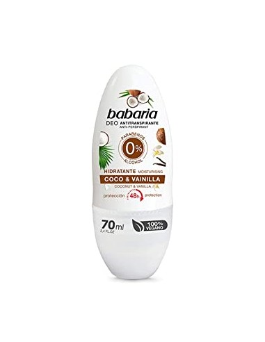 DEO.BABARIA ROLLON % COCO VAINILLA 70 ML