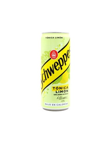 SCHWEPPES TONICA CON LIMON LATA 33 CL