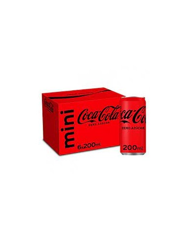 COCA COLA MINI-CAN ZERO 20 CL PK-6